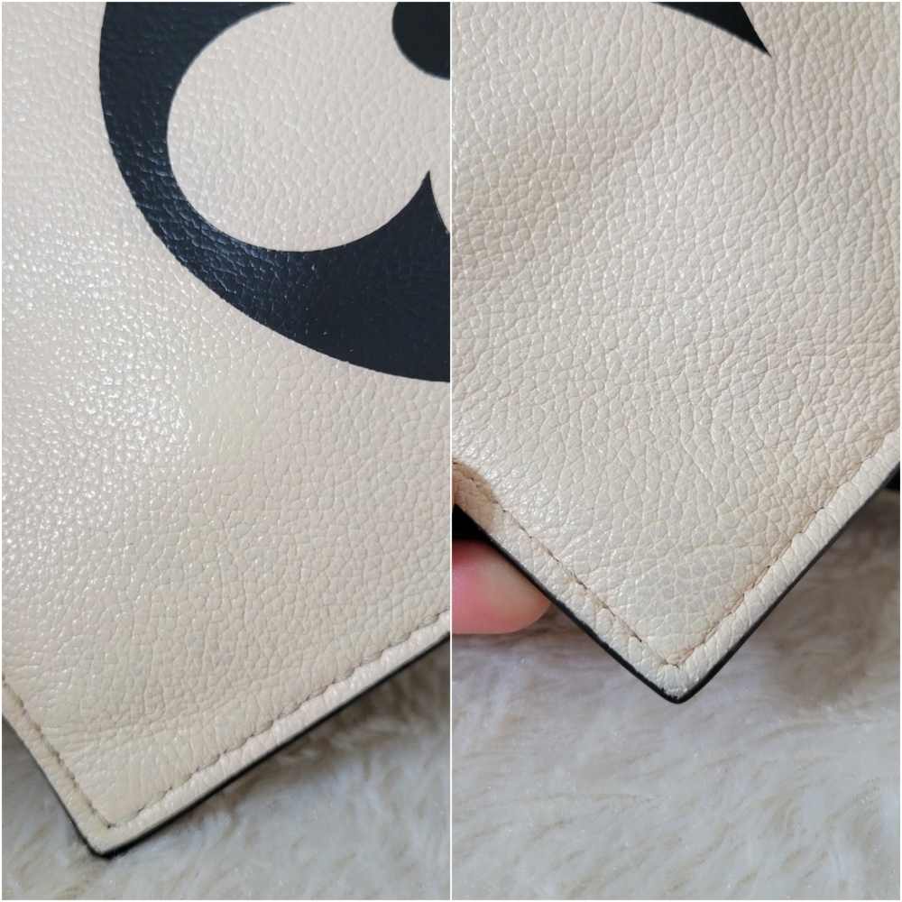 💕LIMITED Edition Louis Vuitton Neo Crafty Giant Noe Ivory Creme Black Empreinte - Picture 11 of 16